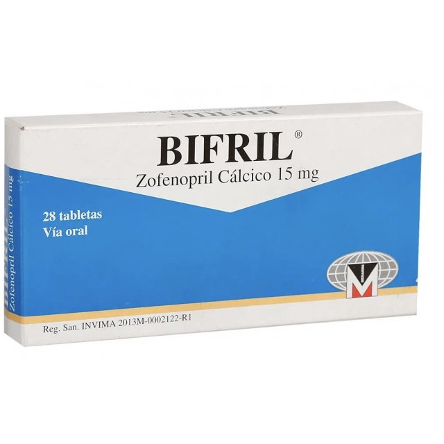 Bifril 15mg H/28viên ( thuốc huyết áp)