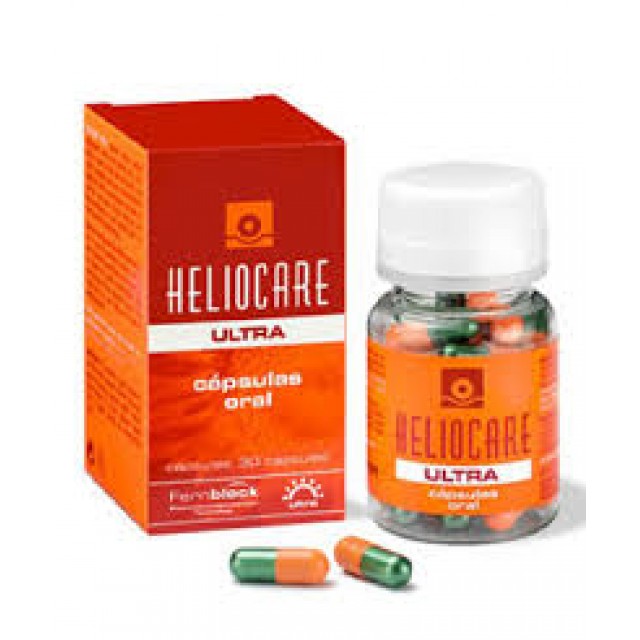 Heliocare Oral Ultra H/30 viên xanh cam(Viên Uống Chống Nắng)