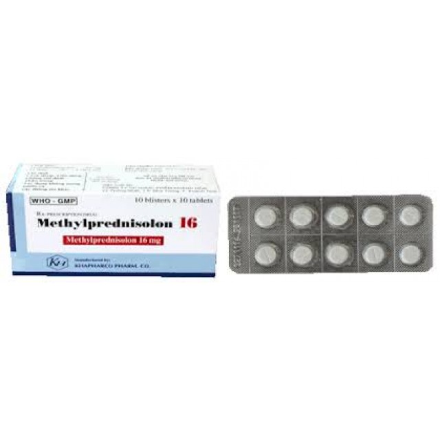 Methylprednisolon 16 mg H/100 v