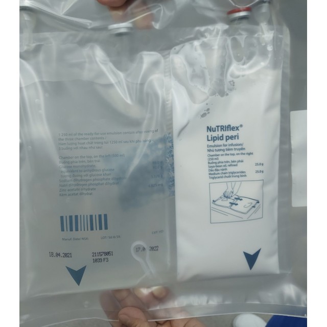 Nutriflex Lipid Peri 1250ml H/5 túi