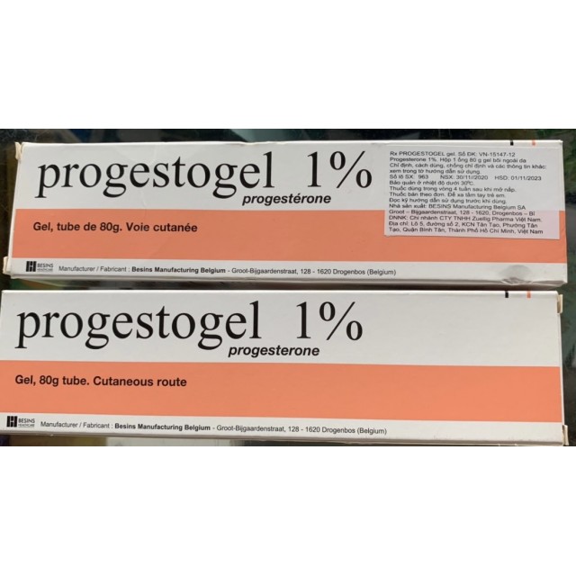 Progestogel 1% 80g H/1 gel thoa vú