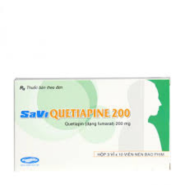 Quetiapine 200 mg H/30 viên