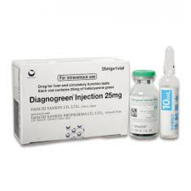 Diagnogreen injection 25mg H/1 lo