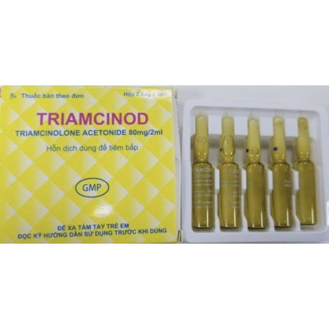 Triamcinod 80 mg/2 ml H/5 ống