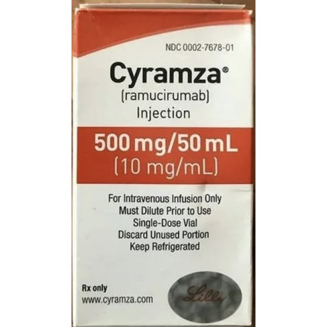 Cyramza 500mg/50ml ( Ramucirumab 10mg/1ml) H/1 lọ