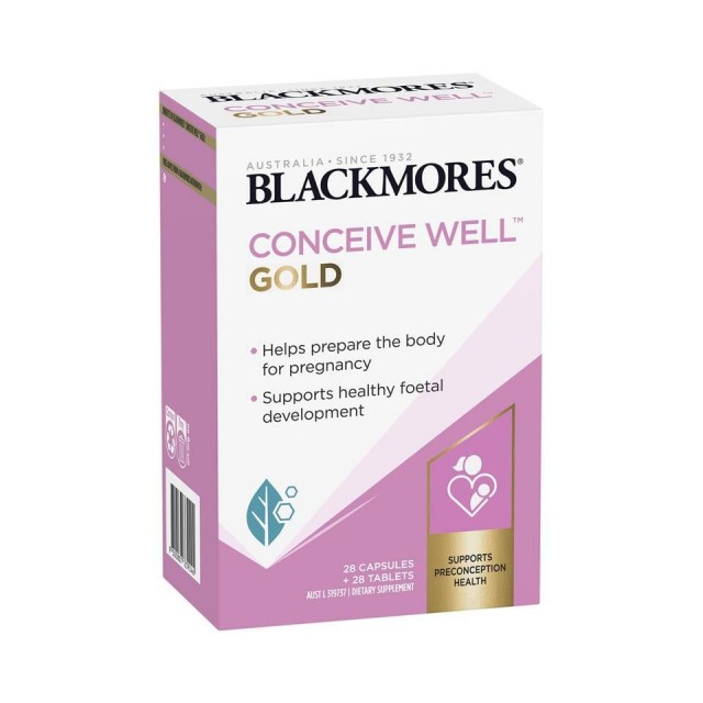 Blackmores Conceive Well Gold H/56 viên(hỗ trợ tăng khả năng thụ thai)