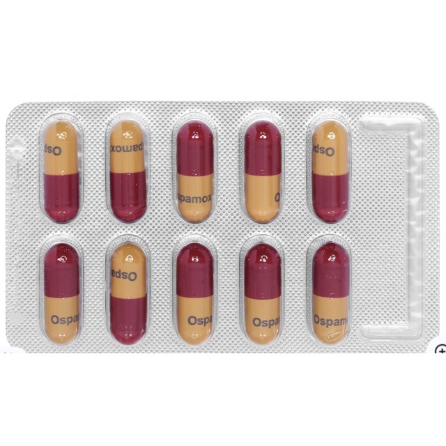 Ospamox 500mg (Amoxicillin 500 mg) H/10 viên