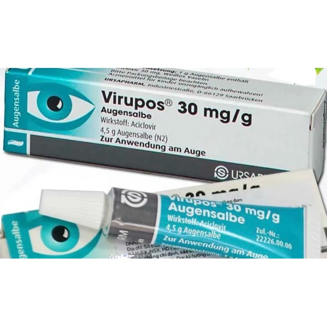 Virupos Ointment 30 mg/g Ursapharm ( thuốc mỡ tra mắt)