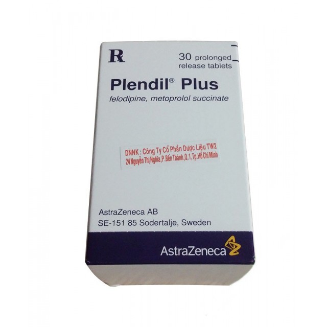 PLENDIL PLUS H/30 viên (điều trị tăng huyết áp, đau thắt ngực