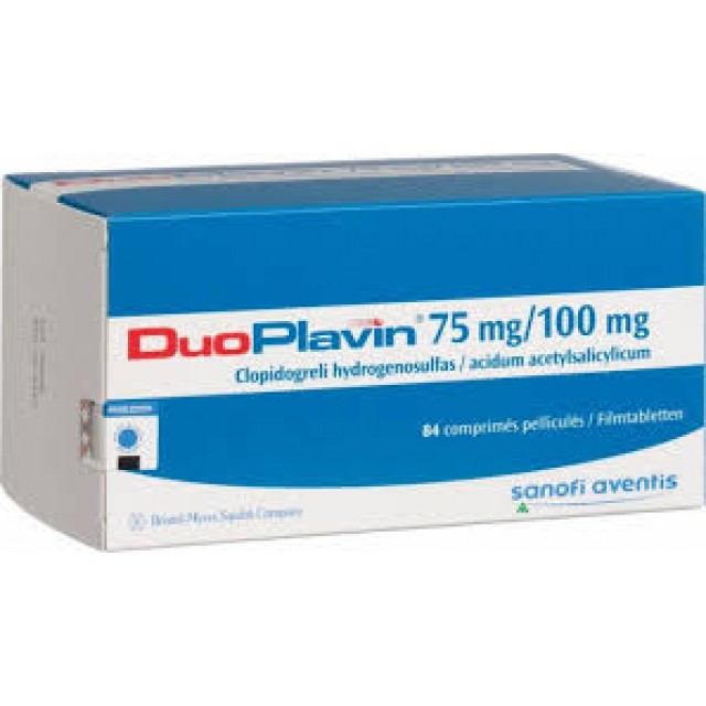 DuoPlavin 75mg/100mg chống kết tập tiểu cầu