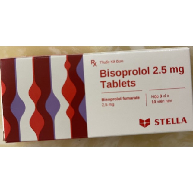 Bisoprolol 2.5Mg Stada H/30 viên