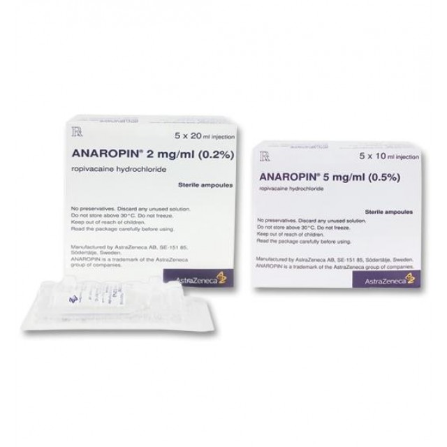 ANAROPIN 5MG/ML 10 ml H/5 lọ
