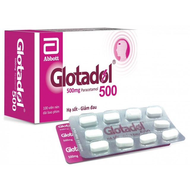 Glotadol F 500 mg H/100 viên vỉ