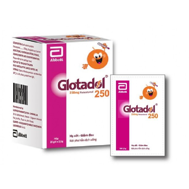 Glotadol 250 mg H/20 gói