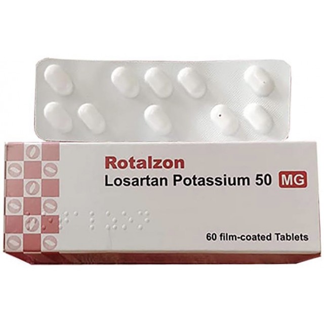 Rotalzon 50 mg H/60 viên ( trị tăng huyết áp)