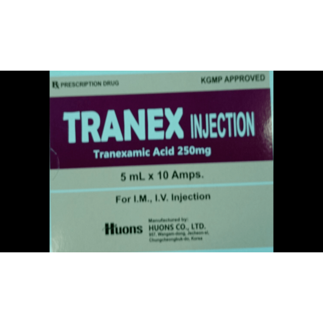 Tranex Injection 250 mg H/10 ống 5 ml ( cầm máu)