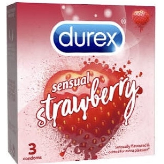 BAO CAO SU DUREX Sensual Strawberry H/3 cái