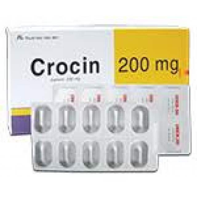 Crocin 200mg H/10 viên