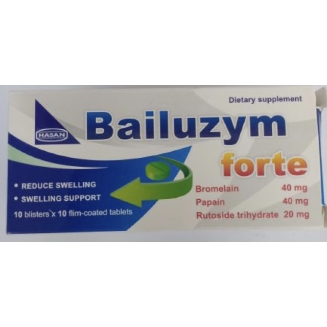 BAILUZYM FORTE H/100 viên ( kháng viêm dạng men)