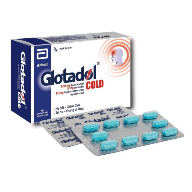 Glotadol cold H/100 viên