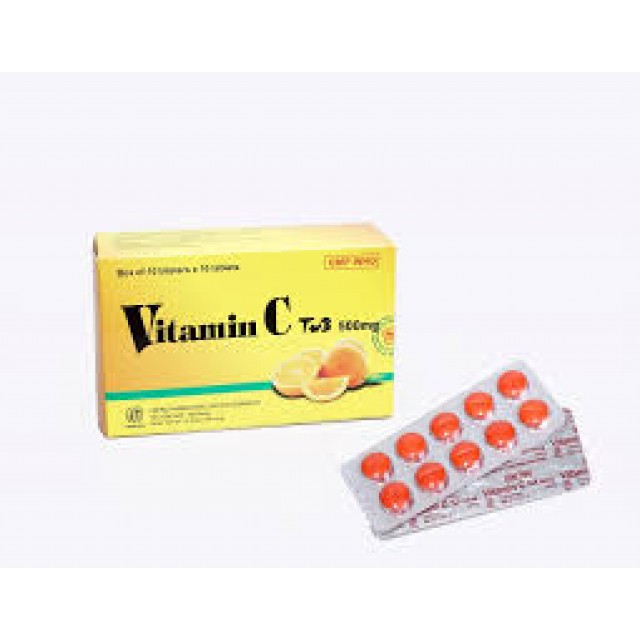 Vitamin C 500mg VDP H/10 vĩ 10 v