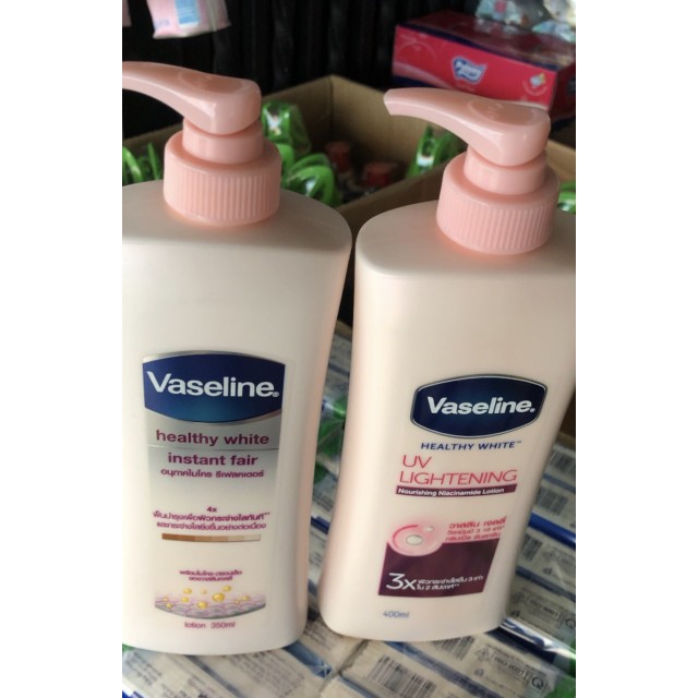 Sữa Dưỡng Thể Vaseline Healthy White UV Lightening - 400ml Thái Lan