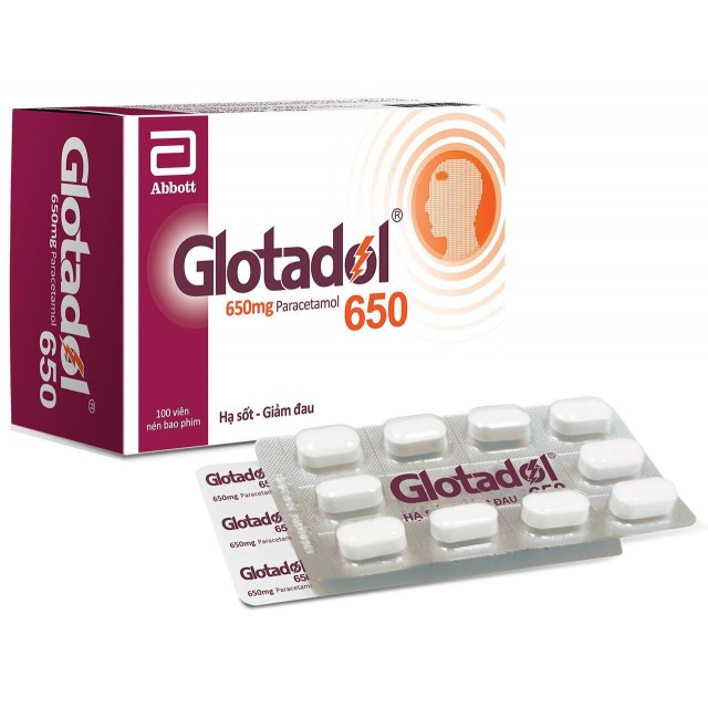 Glotadol 650 mg H/100 viên vĩ