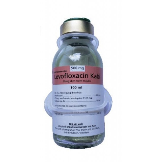 Levofloxacin Kabi 500 mg/100 ml Inj H/1lọ 