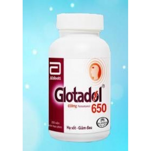 Glotadol 650 mg chai/200 viên