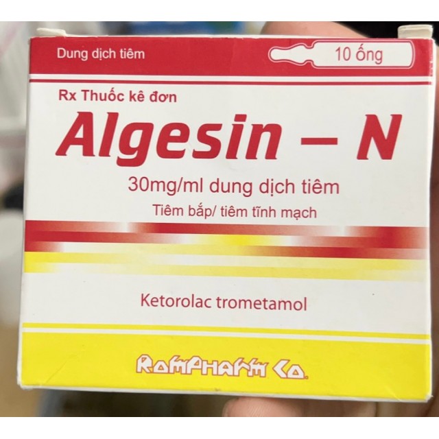 Algesin-N Inj KETOROLAC 30 mg/ml H/10 ống