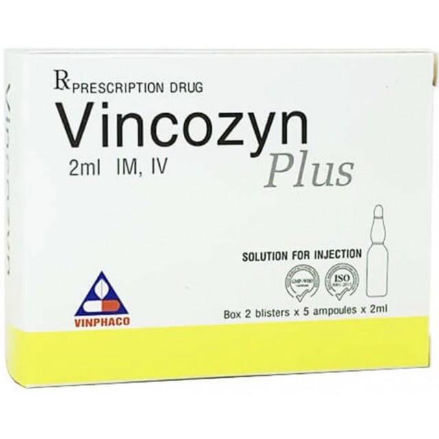 Vincozyn Plus Inj IV IM H/10 ống 2ml ( B Complex)