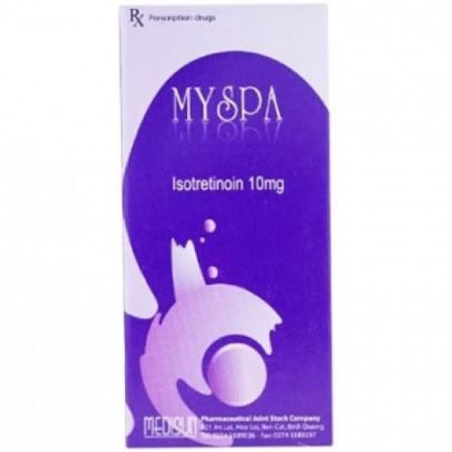 MYSPA 10 mg H/30 viên ( viên uống ngừa mụn)