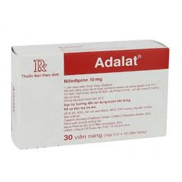 Adalat Capsule 10 mg H/30 v
