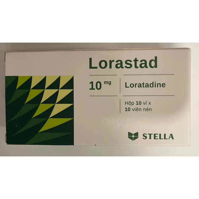 LORASTAD 10MG STADA H/100viên (Loratadin 10 mg)