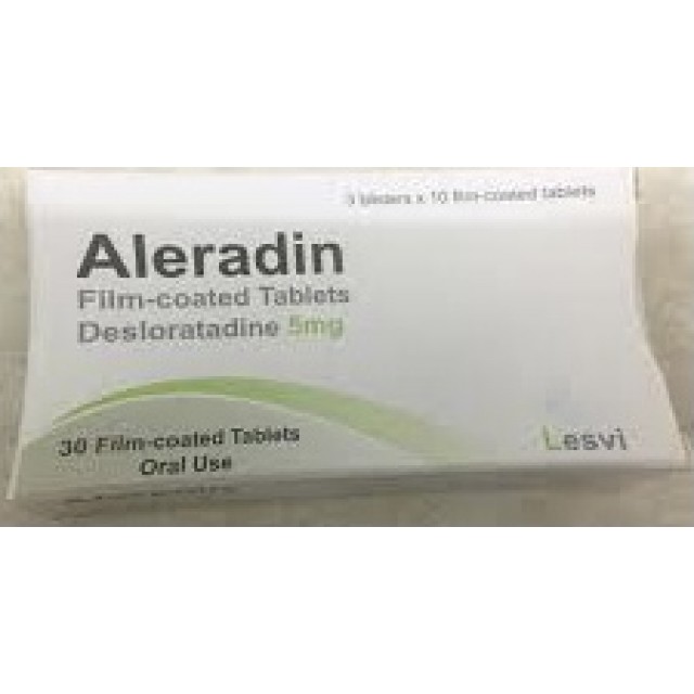 ALERADIN 5 mg H/30 viên ( chống dị ứng)