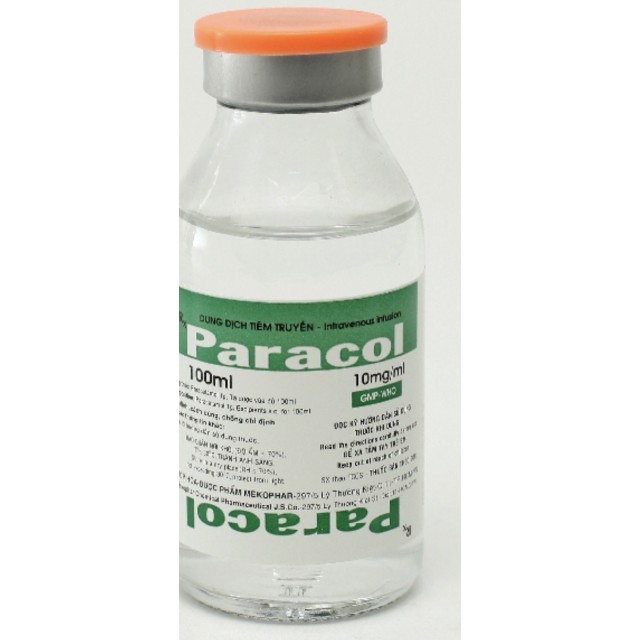 PARACOL 10MG/ML LỌ/100 ML ( PARACETAMOL 1 g)
